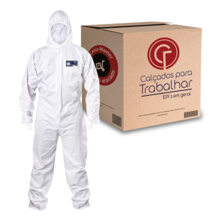 50 Macacão Segurança Tyvek Proteção Química Tipo 6 Handex CA 52166