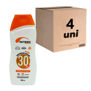 Pack 4 Protetor Solar FPS 30 UVA 120ML Nutriex