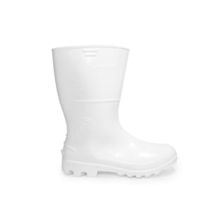 Bota de PVC Branca Kadesh Cano Médio 26cm Kadesh