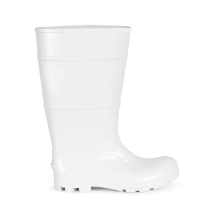 Bota PVC Branca Cano Longo Com Forro Crival CA 51209