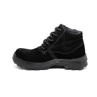 Botina de Segurança Bracol BAFN Preto Nobuck Bico Composite Bidensidade