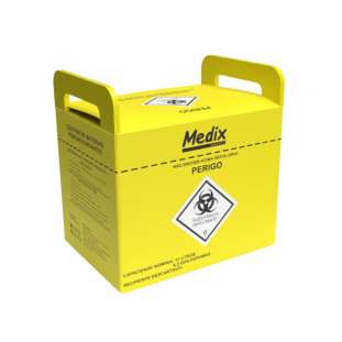 Caixa Coletor Perfuro Cortante Sustentável 13 Litros Medix