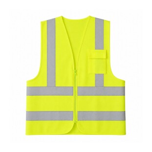 Colete Refletivo Segurança Fluorescente 1 Bolso Amarelo