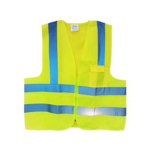 Colete Refletivo Segurança Fluorescente 1 Bolso Amarelo