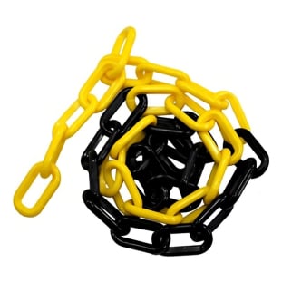 Corrente Plastica Zebrada Elo Grande Plastcor