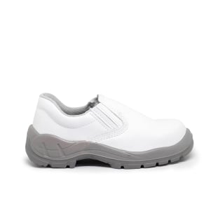 Sapato de Segurança Bracol BSEM Branco Microfibra Bico Pvc Bidensidade