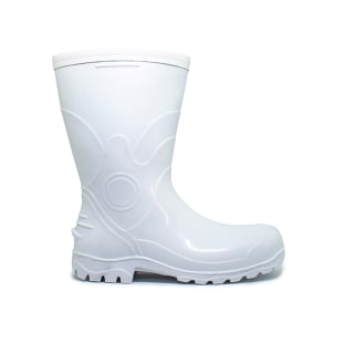 Bota de PVC Branca Bracol Cano Médio 26cm com Forro Térmico 85BPC600FT