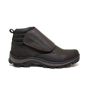 Botina de Segurança Gogowear MX2 Couro Bico PVC Fechamento Velcro