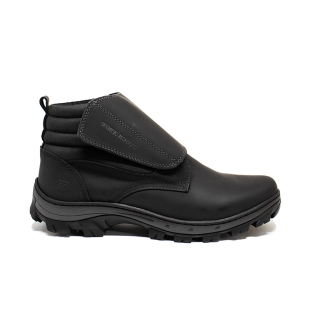 Botina de Segurança Gogowear MX2 Couro Bico PVC Fechamento Velcro