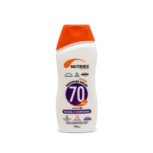 Protetor Solar EPI Profissional FPS 70 Facial E Corporal 120ML Nutriex