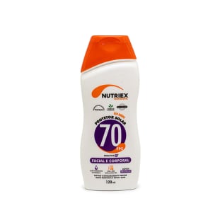 Protetor Solar FPS 70 Facial E Corporal 120ML Nutriex