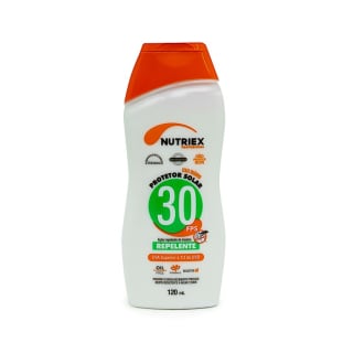 Repelente e Protetor Solar FPS 30 1/3 UVA 120ML Nutriex