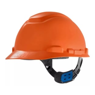 Capacete de Segurança 3M H-700 Laranja com Suspensão Ajuste Fácil