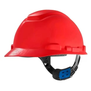 Capacete de Segurança 3M H-700 Vermelho com Suspensão Ajuste Fácil