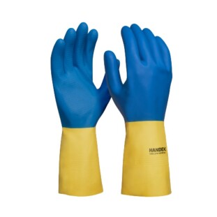 Luva Hand Látex Neoprene Proteção Química, Mecânica e Térmica Handex CA 46919