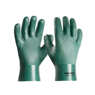 Luva de PVC Com Forro Punho 26cm Handex CA 49465