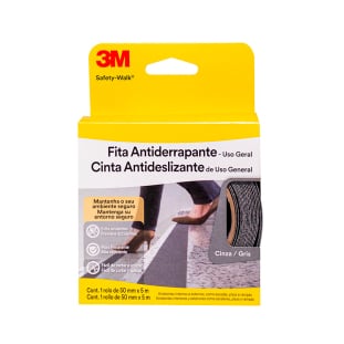 Fita Antiderrapante 3M Safety-Walk Cinza 50 mm x 5 m