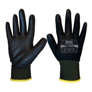 Luva PU Preta Antiestática Multitato MBX CA 48758