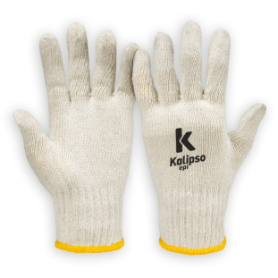 Luva Tricotada Algodão Branca Sem Pigmento Kalipso CA 34493