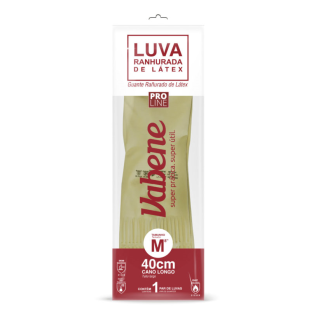 Luva de Latex Ranhurada Flex Limpeza Geral Vabene