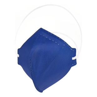 Mascara Respirador Descartável PFF2 Azul Sem Válvula Alltec CA 44305