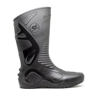 Bota Motociclista Bracol Motosafe Preto PVC Antiderrapante Cano Longo