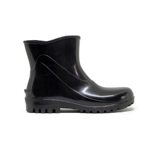 Bota de PVC Preta Bracol Cano Curto 16cm com Forro