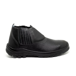 Bota de Segurança Bracol BELS Couro Relax Bico PVC