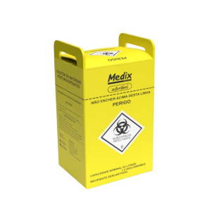 Caixa Coletor Perfuro Cortante Sustentável 03 Litros Medix