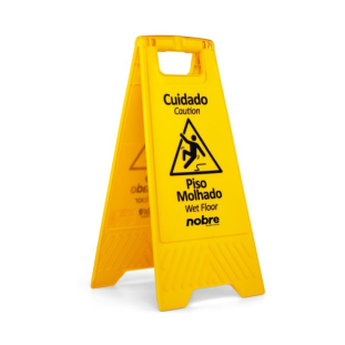 Placa Cavalete Sinalizadora 'Piso Molhado' Nobre CA 31833