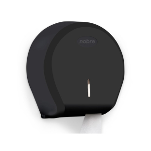 Suporte Dispenser Papel Higiênico 300/500m Preto New Classic Nobre