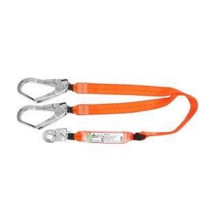 Talabarte Y em Fita com ABS e Ganchos de 55mm e 17mm Facintos