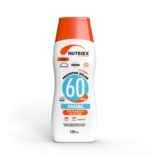 Protetor Solar FPS 60 Facial 120ML Nutriex