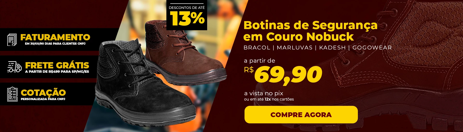Botinas de Segurança