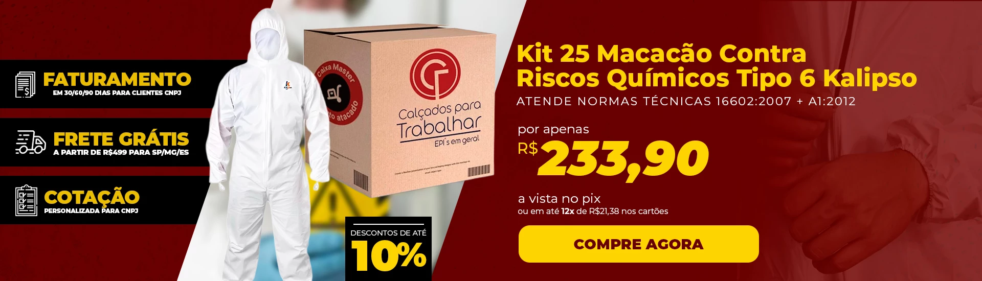 Kit 25 Macacão