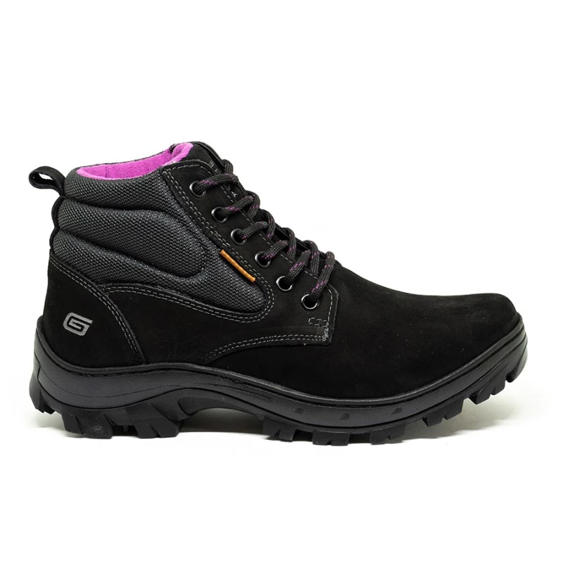 nanacoco Botina Adventure Duster PVC Sola de Borracha