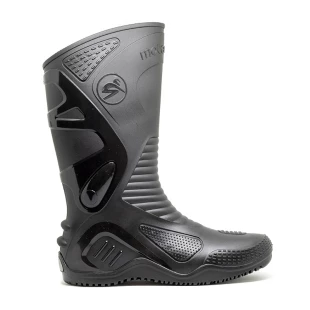 Bota Motociclista Bracol Motosafe Preto PVC Antiderrapante Cano Longo CA 34798