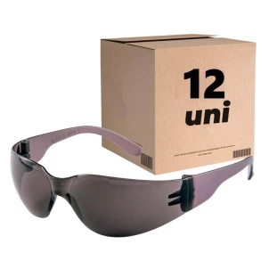 12 Uni Óculos de Proteção Leopardo Incolor Kalipso