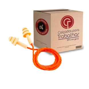 50 Protetor Auditivo Spot Plug Silicone 17dB Camper