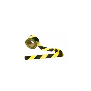 Fita Zebrada Sinalização 50 M X 70mm Plastcor