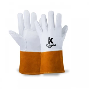 Luva de Proteção Soldador Couro Vaqueta K-Argon Pro Kalipso