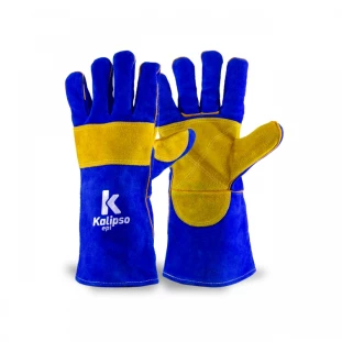 Luva de Proteção Couro Raspa Soldador K-Argon Ultra Kalipso