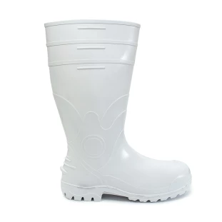 Bota de PVC Branca Bracol Cano Longo 32cm com Forro 85BPL600