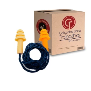 100 Protetor Auricular Silicone Bicolor 18 dB Maxxi Royal