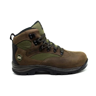 Botina de Segurança Estival Waterproof Nobuck Hidrofugado Borracha