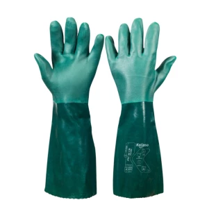 Luva de PVC 45cm Cano Longo com Forro Kalipso