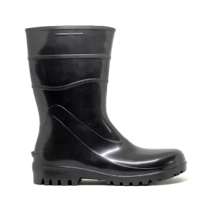 Bota de PVC Preta Bracol Cano Médio 26cm com Forro 82BPC600