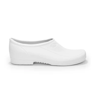Sapato Profissional Branco Antiderrapante Hospitalar Cozinha Soft Flex Kadesh