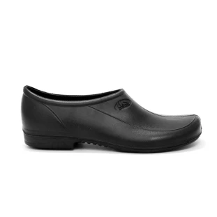 Sapato Profissional Preto Antiderrapante Hospitalar Cozinha Soft Flex Kadesh