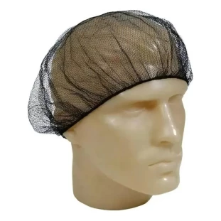 100 Touca Rede Preta para Cabelo Prevemax
